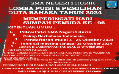 Lomba Puisi dan Pemilihan Duta Bahasa Tahun 2024