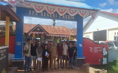 Kunjungan Tim Pemantau Pemanfaatan Bantuan Akses Internet BAKTI Aksi di SMA Negeri 1 Kurik